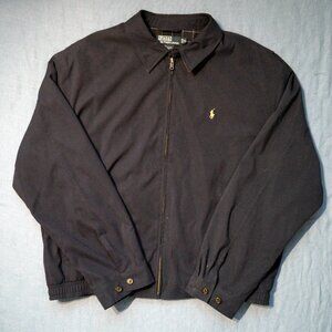 Vintage Polo by Ralph Lauren Harrington Bomber Jacket Blue Size XL